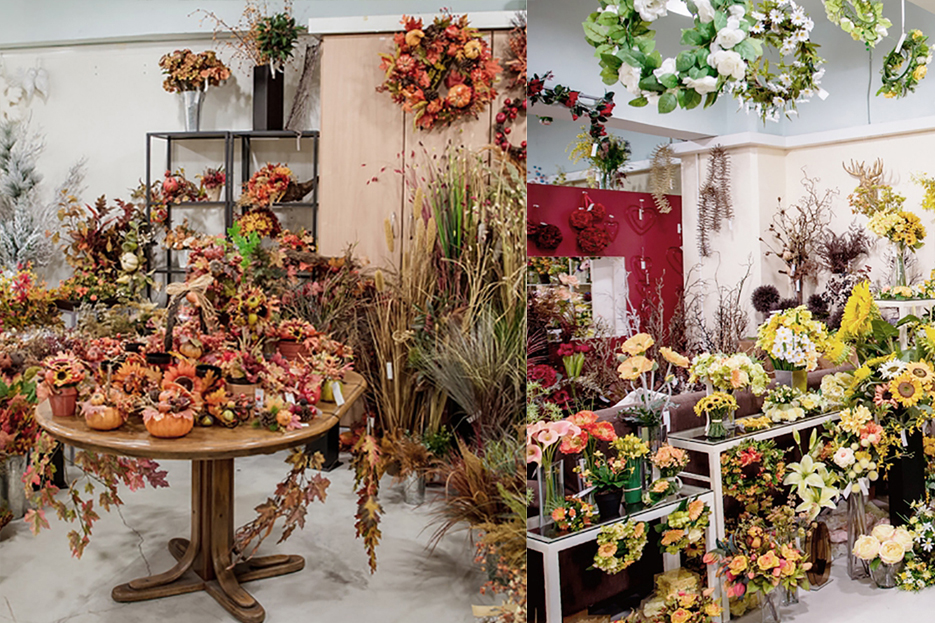 絲花廠展示廳設計<br>
        Silk Flower Showroom Display Design
        