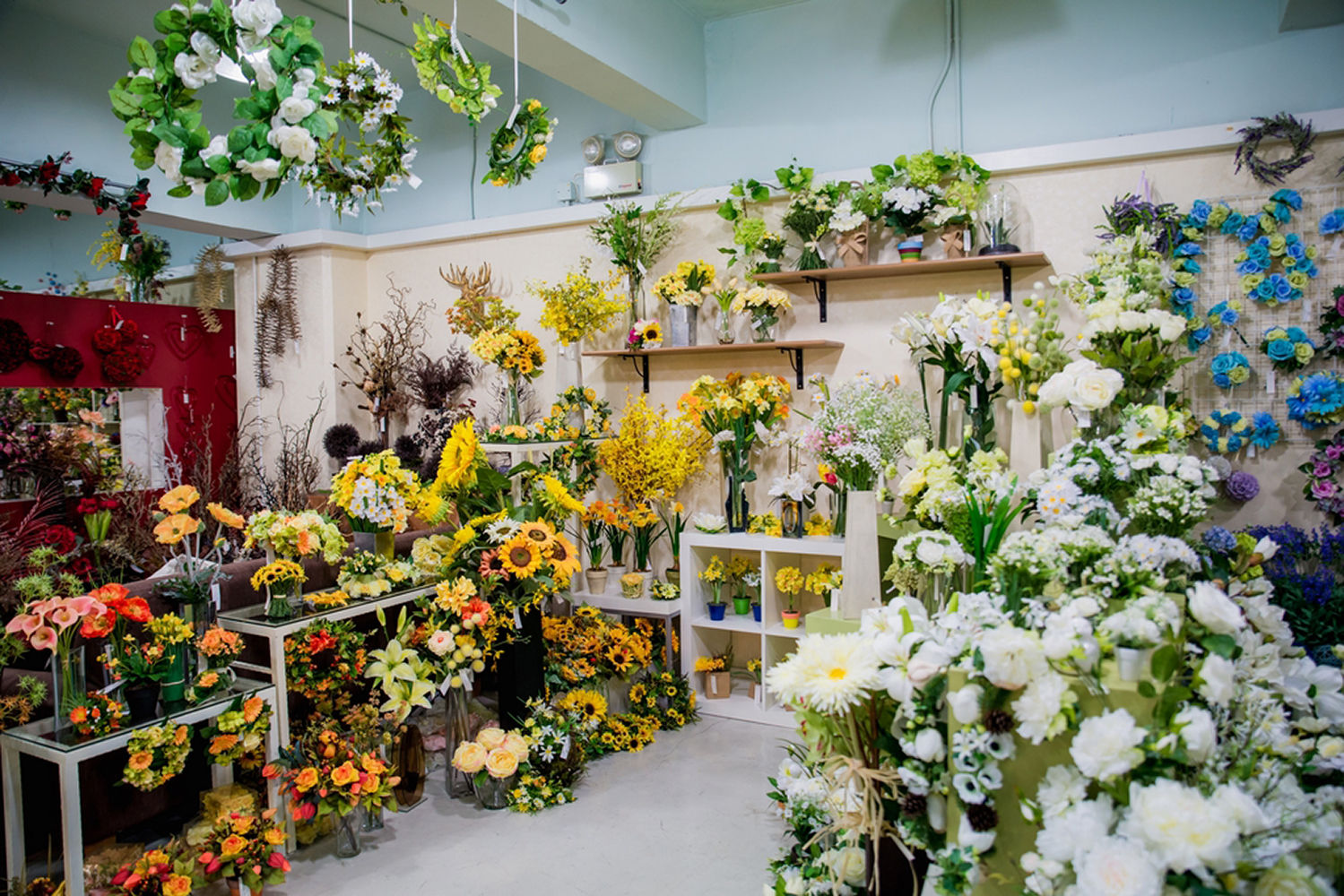 絲花廠展示廳設計<br>
        Silk Flower Showroom Display Design
        
